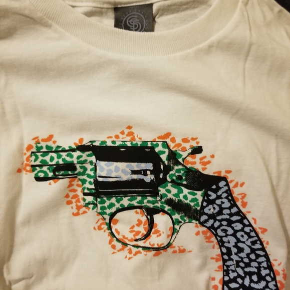 *3-for-$30* Crooks & Castles Revolver Tee, White - Picture 6 of 6